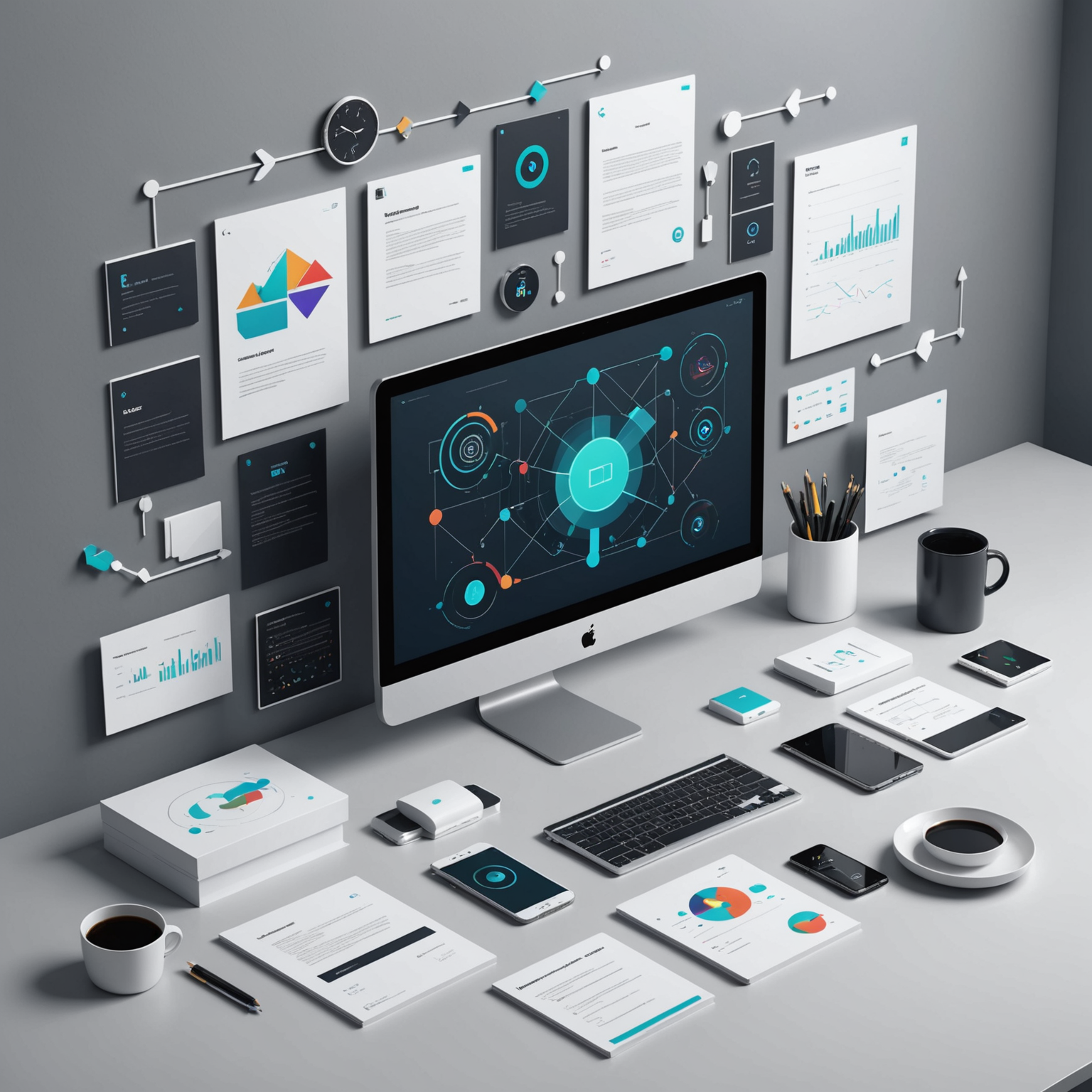 A graph showing the correlation between improved user experience and conversion rates.