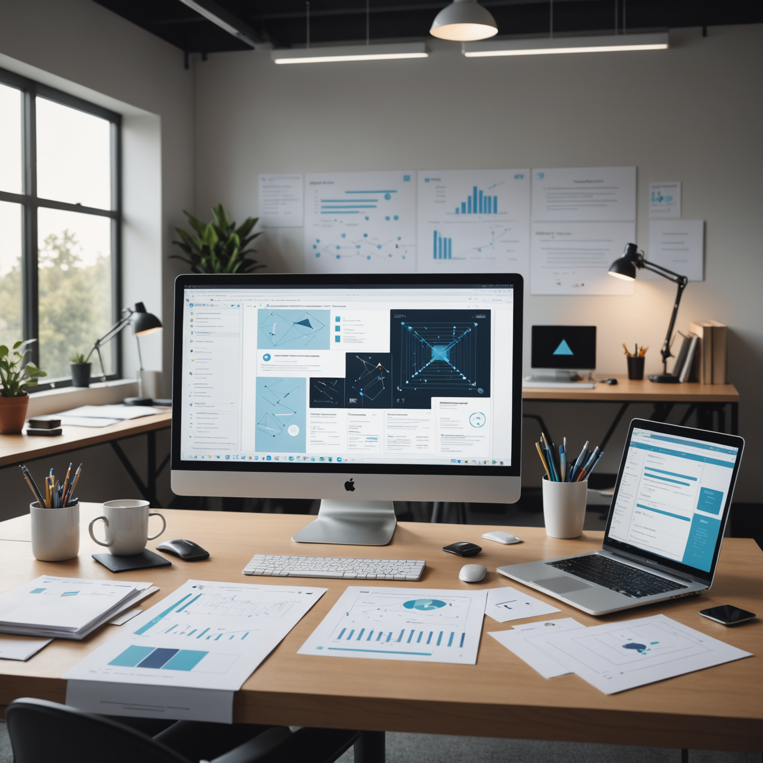 Infographic showing the steps involved in creating and implementing AI personas in a marketing strategy.