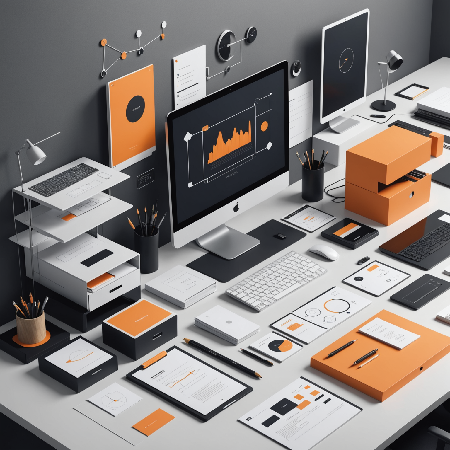 Diagram illustrating the integration of automation tools in a B2B inbound marketing strategy.