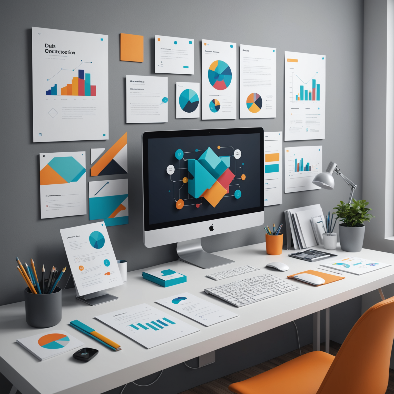 A graph showing lead conversion metrics over time