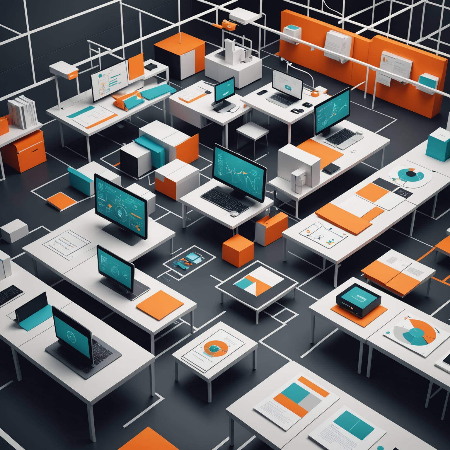 An infographic detailing the step-by-step process of integrating SEO with lead generation strategies.